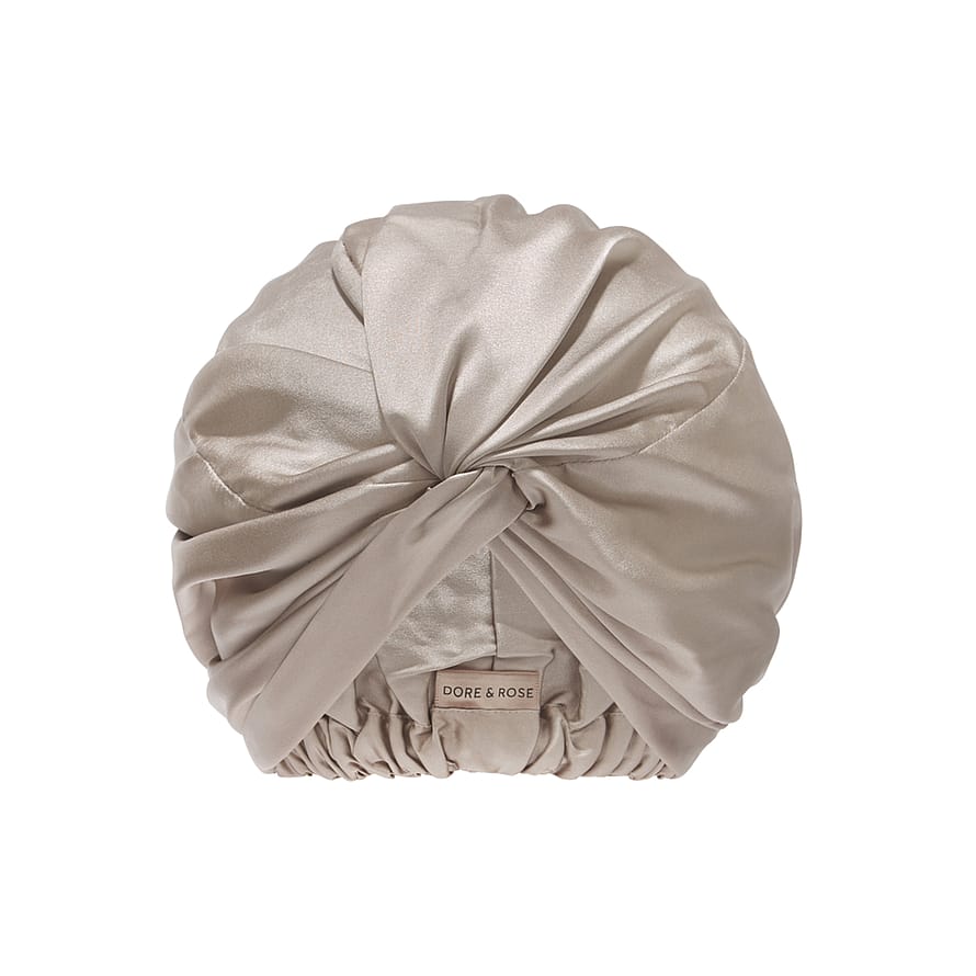 Dore & Rose Premium Silk Bonnet Taupe