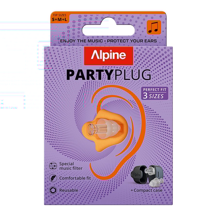 Alpine Hearing Protection PartyPlug Transparent