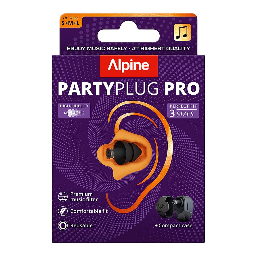 Alpine Hearing Protection PartyPlug Pro Black