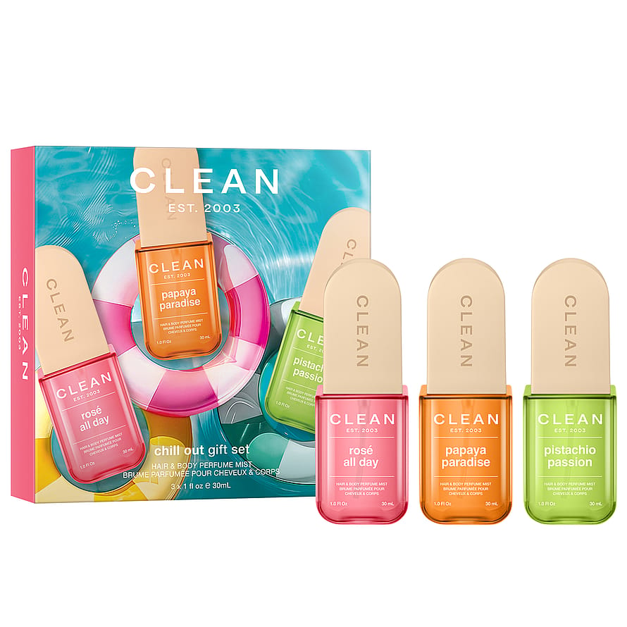 Clean Gift Set Hair & Body Perfume Mist 3 x 30 ml