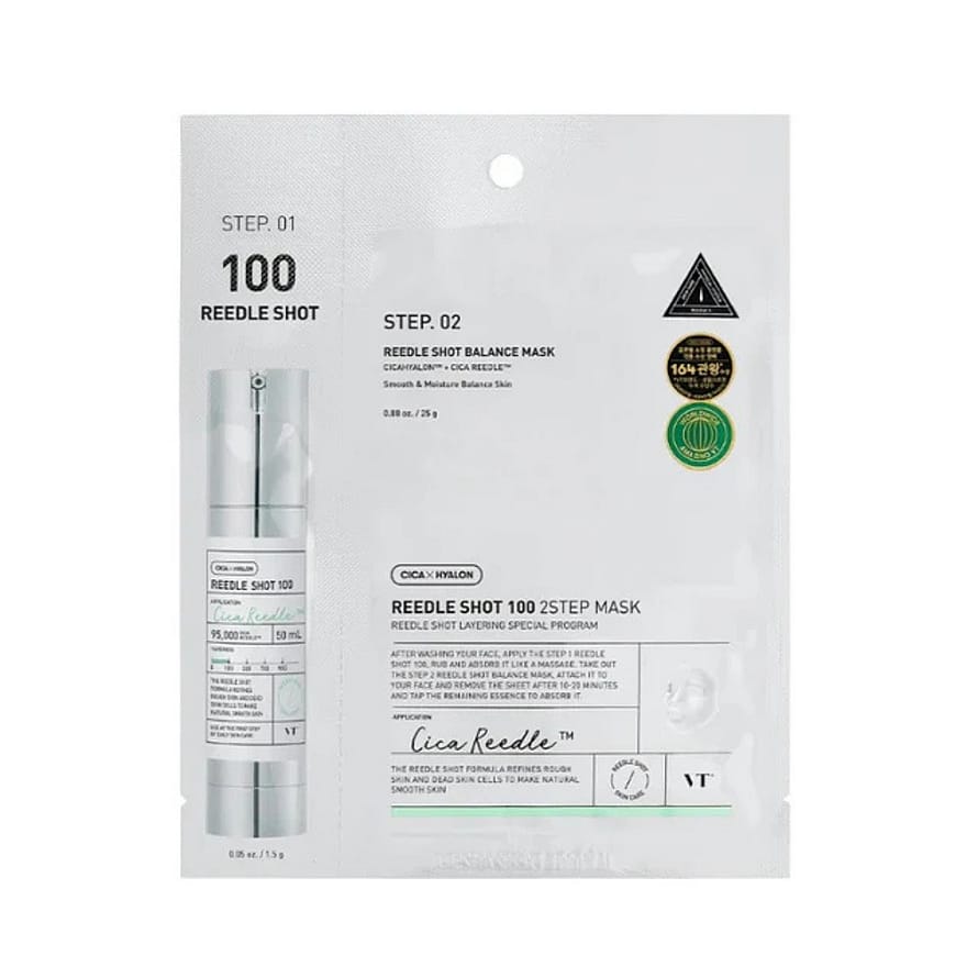 VT Cosmetics Reedle Shot 100 2Step Mask 1 ea