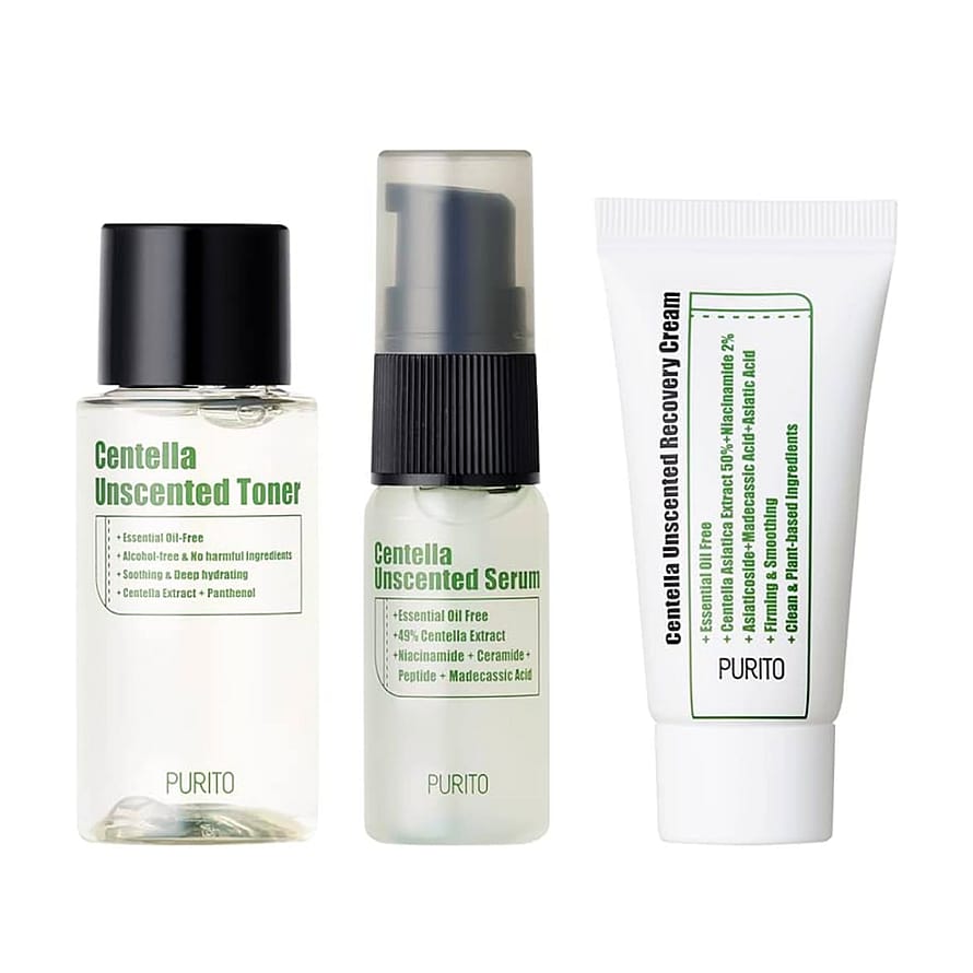 Purito Centella Unscented Mini Kit 57 ml