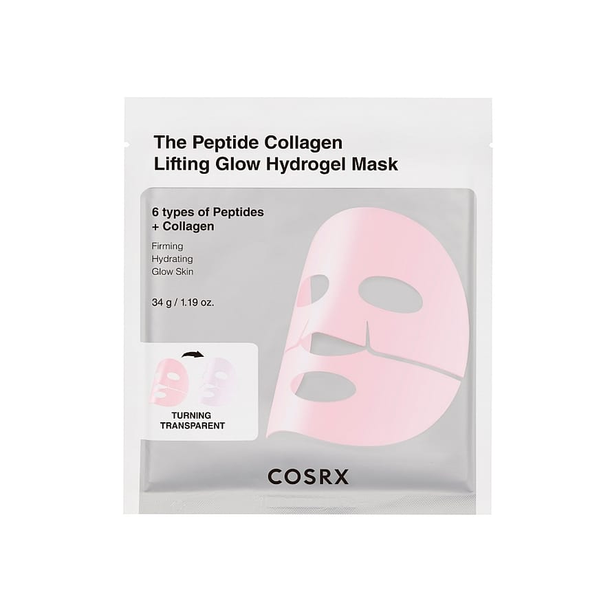 COSRX The Peptide Collagen Lifting Glow Hydrogel Mask 3-pak 3 x 34 g