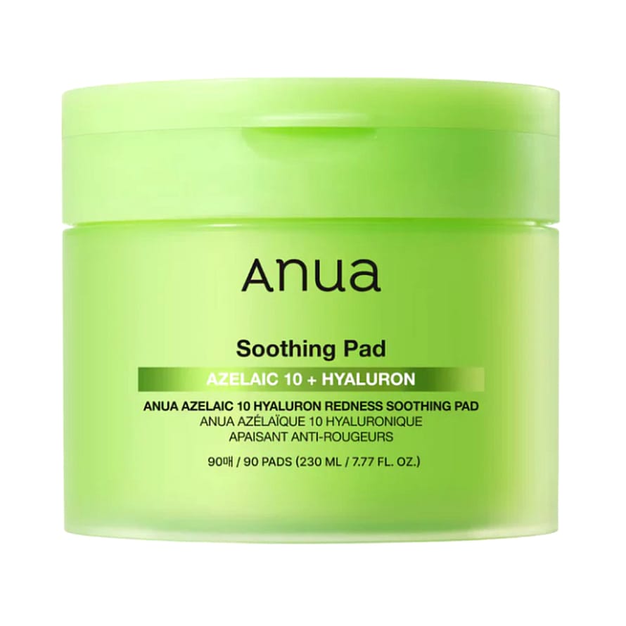 Anua zelaic 10 Hyaluron Redness Soothing Pad 90 stk