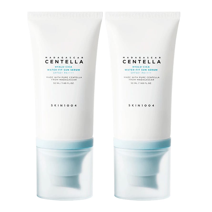 SKIN1004 Hyalu-Cica Water-Fit Sun Serum SPF 50 Twin Pack 2 x 50 ml