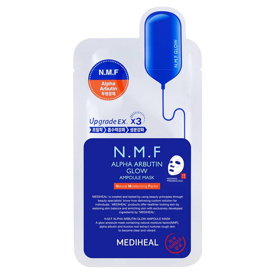 Mediheal NMF Alpha Arbutin Glow Ampoule Mask 27 ml