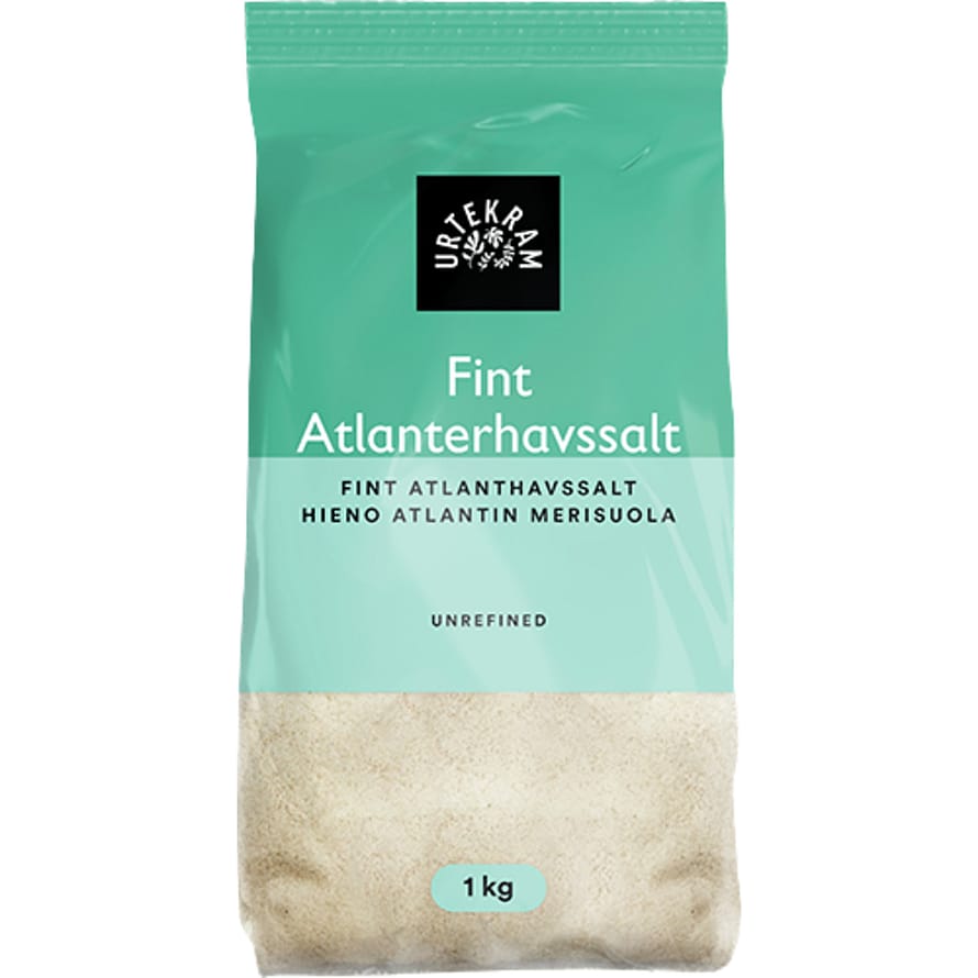 Urtekram Havsalt Fint Atlantisk 1 kg