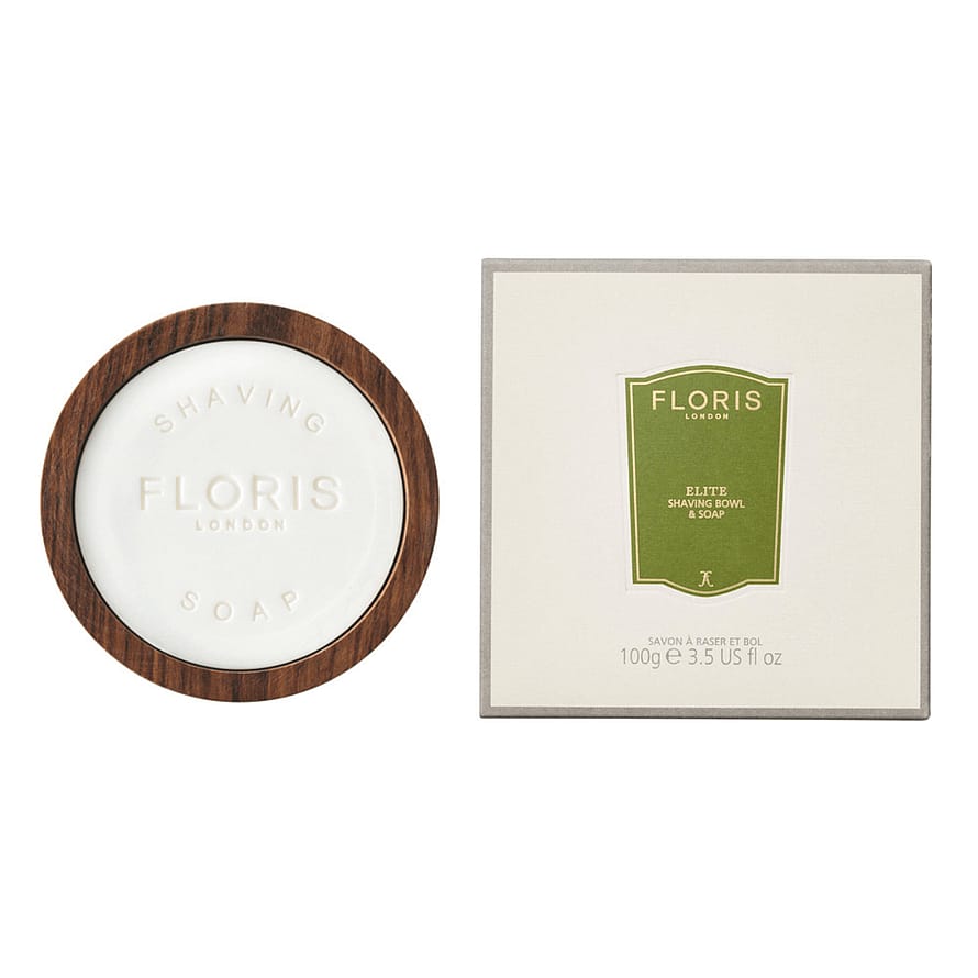 Floris of London Elite Barbersæbe i Træskål 100 g