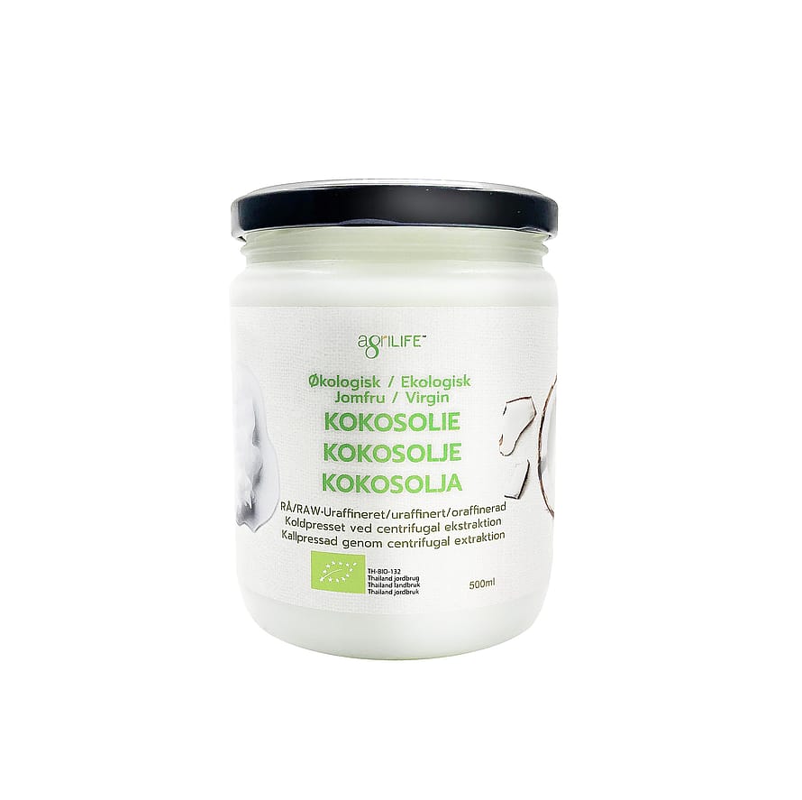 agriLIFE Økologisk Jomfru Kokosolie 500 ml