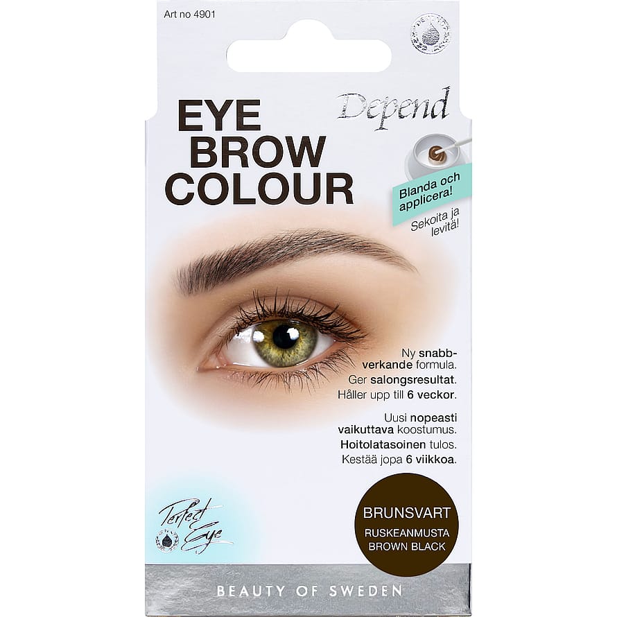 Depend Eyebrow Colour Brown black