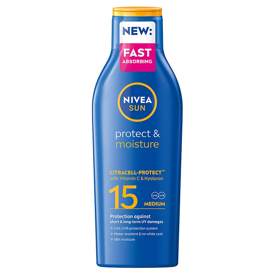 NIVEA Protect & Moisture Sun Lotion SPF15 200 ml