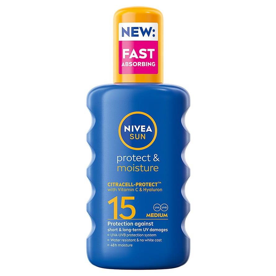 NIVEA Protect & Moisture Sun Spray SPF15 200 ml