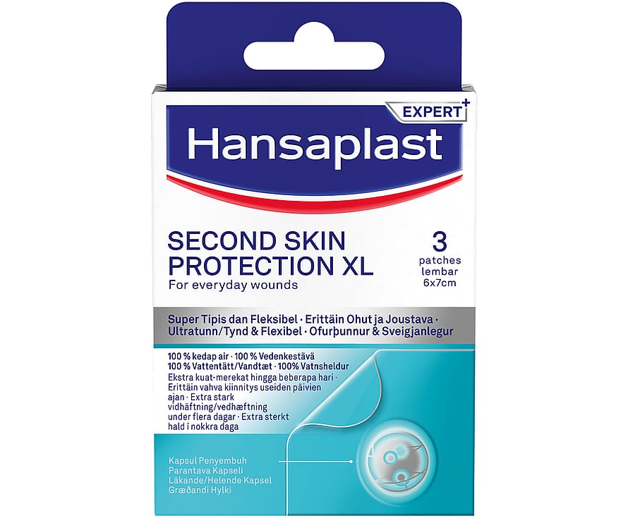 Hansaplast Plaster Second Skin XL 3 stk