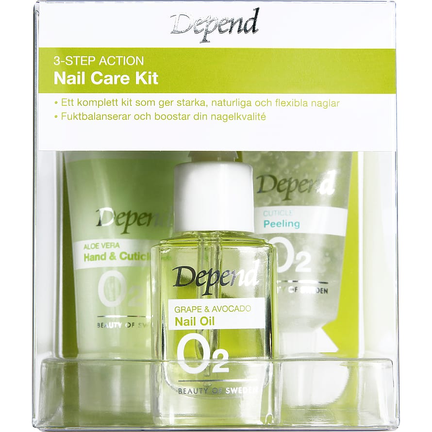 Depend 3-Step Action Nail Care Kit