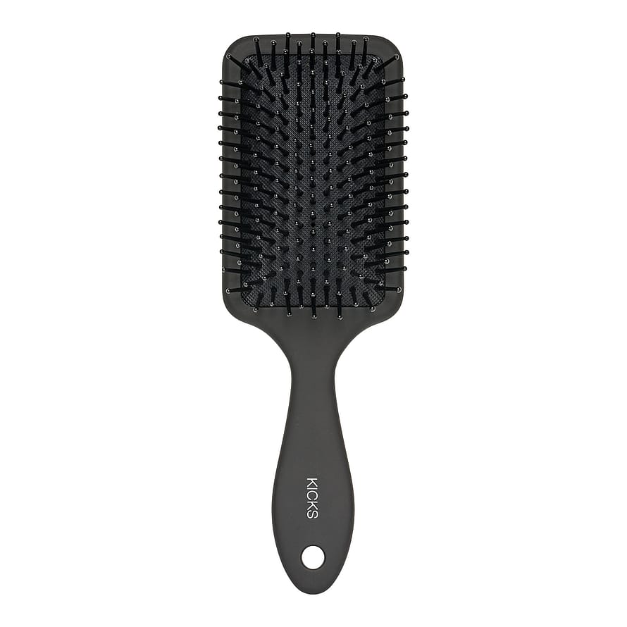 KICKS Beauty Paddle Brush Matte Black