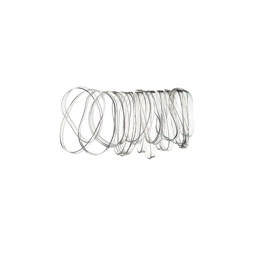 KICKS Beauty Mini Elastics Clear 20 pcs
