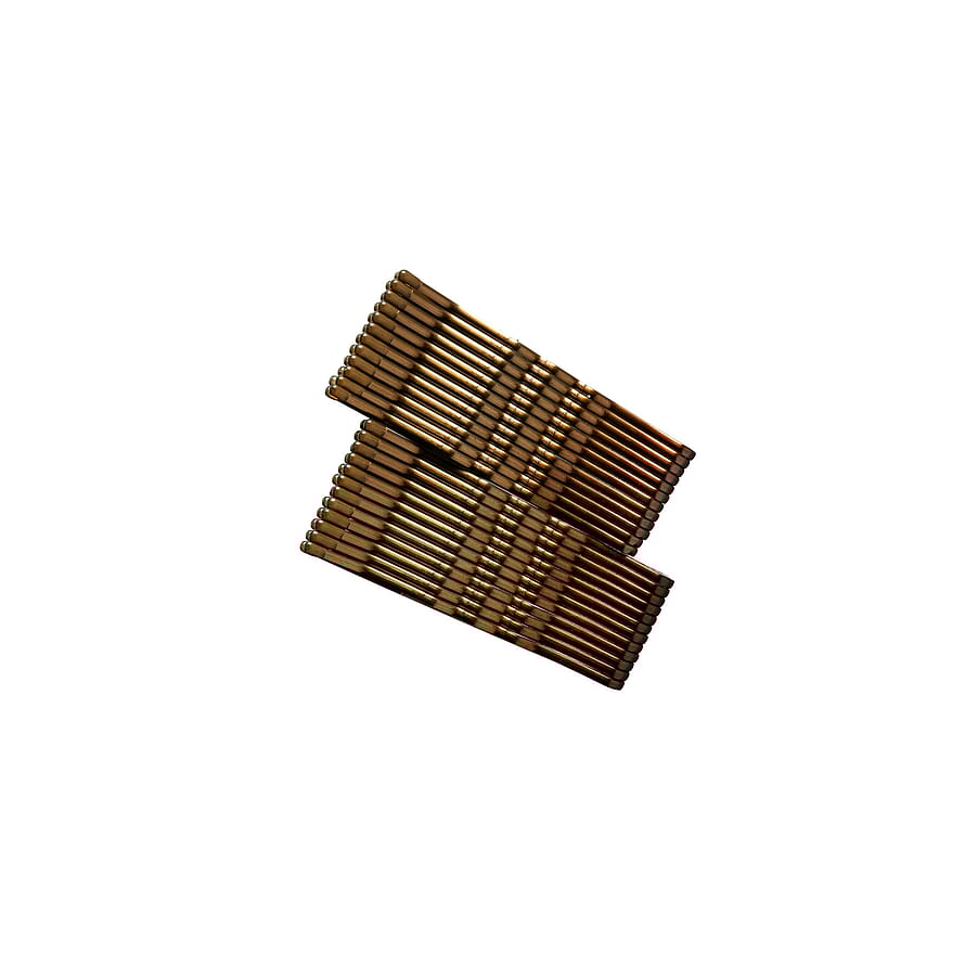 KICKS Beauty Hair Pin Brown 24 pcs