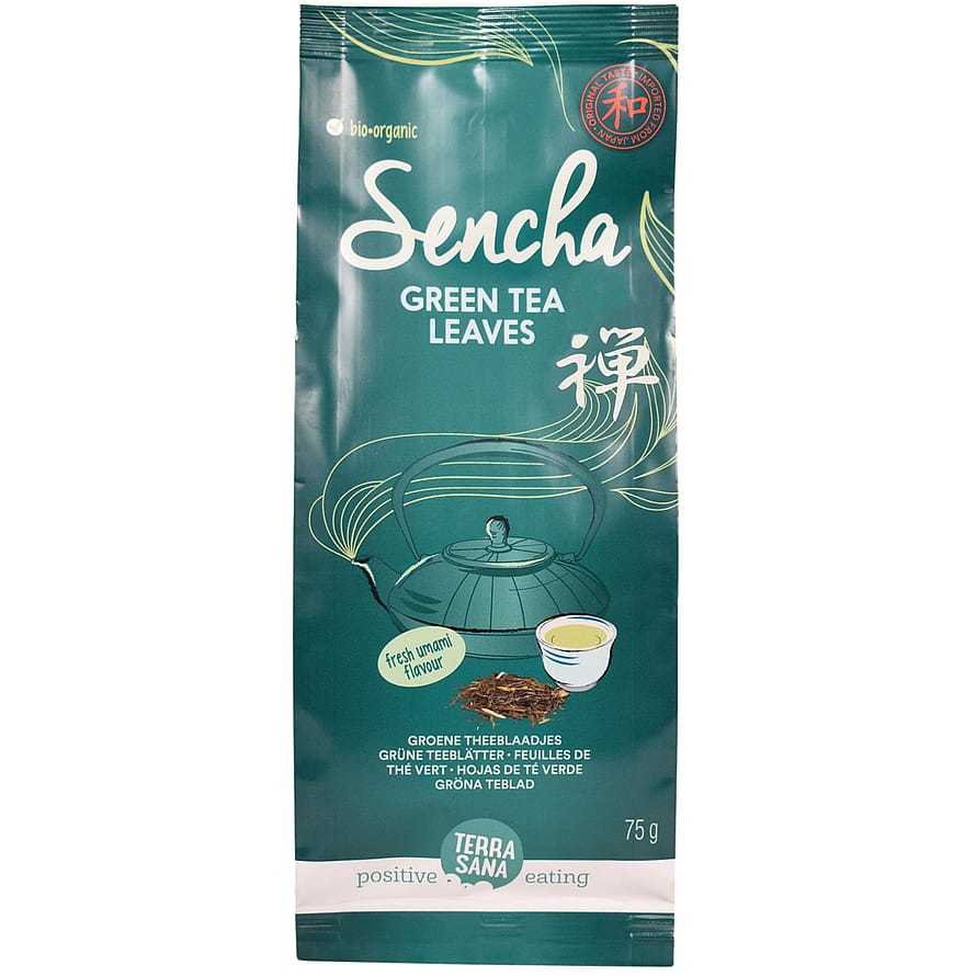 Terrasana Sencha grøn te Ø 75 g
