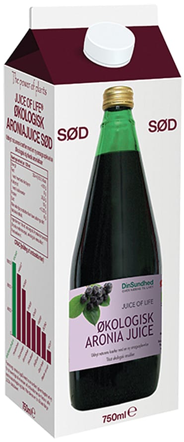 Livets frugt Aronia saft sød Ø 750 ml