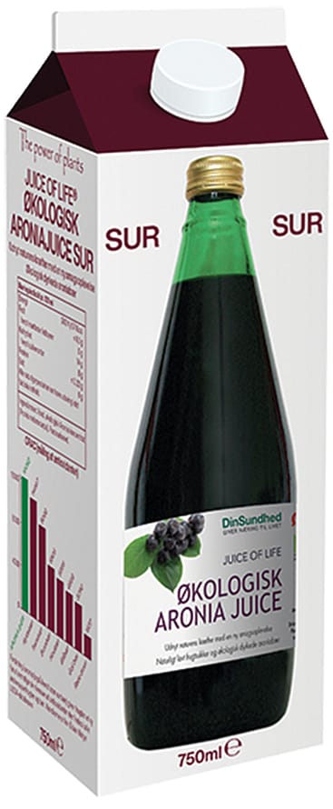 Livets frugt Aronia saft sur Ø 750 ml