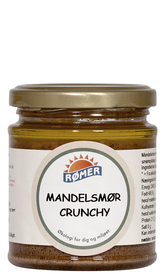 Rømer Mandelsmør crunchy glutenfri Ø 170 g