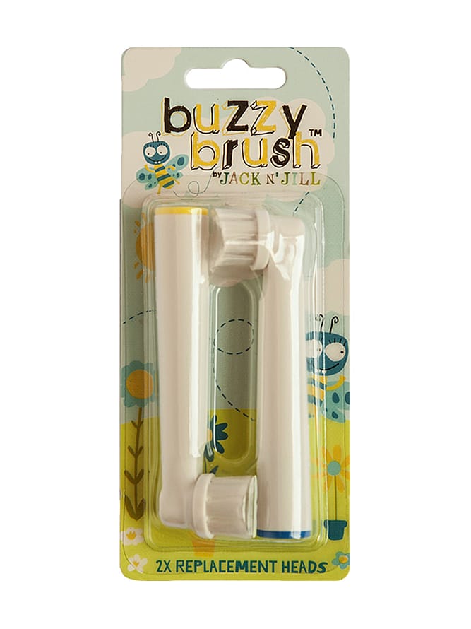 Jack n' Jill Replacement Brushes Buzzy Brush 2-pak