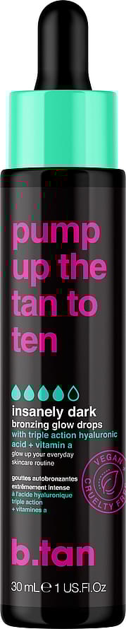 b.tan Pump Up The Tan To Ten Bronzing Glow Drops 30 ml