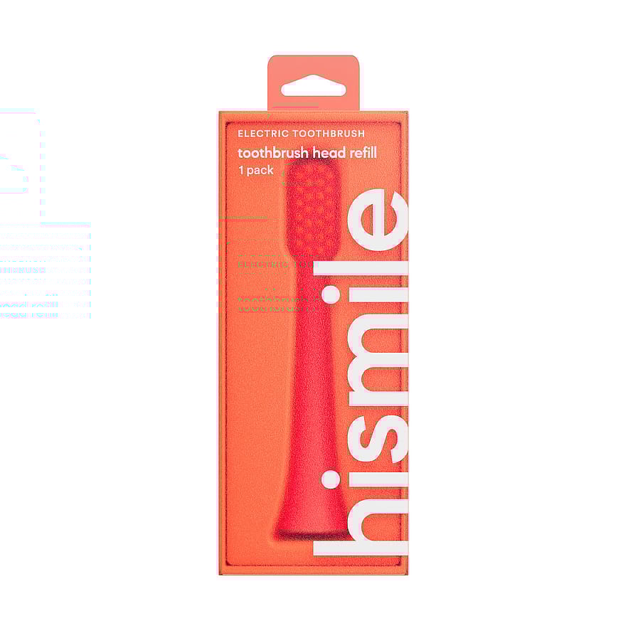 Hismile Toothbrush Head Refill - Bright Red 1 p Bright Red