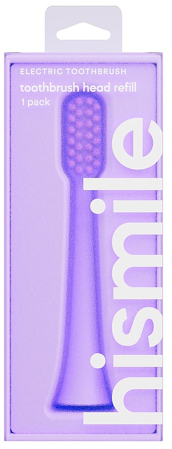 Hismile Toothbrush Head Refill - Purple 1 p Purple