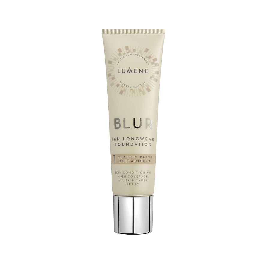 Lumene Blur 16H Longwear SPF15 Foundation 1 Classic Beige
