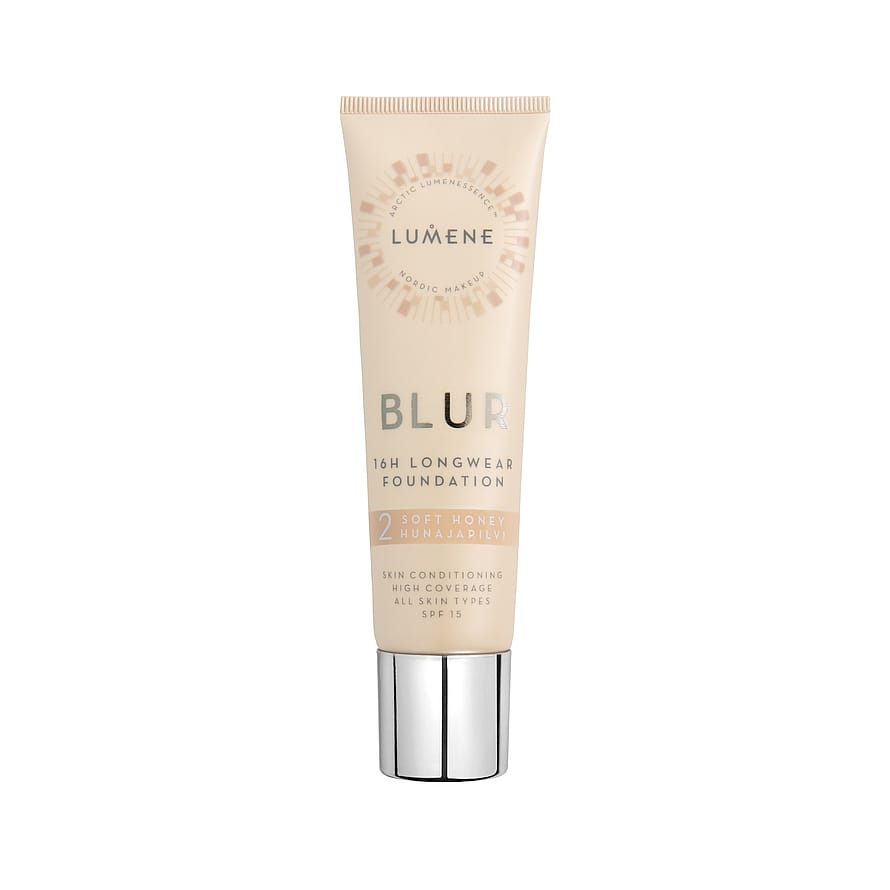 Lumene Blur 16H Longwear SPF15 Foundation 2 Soft Honey