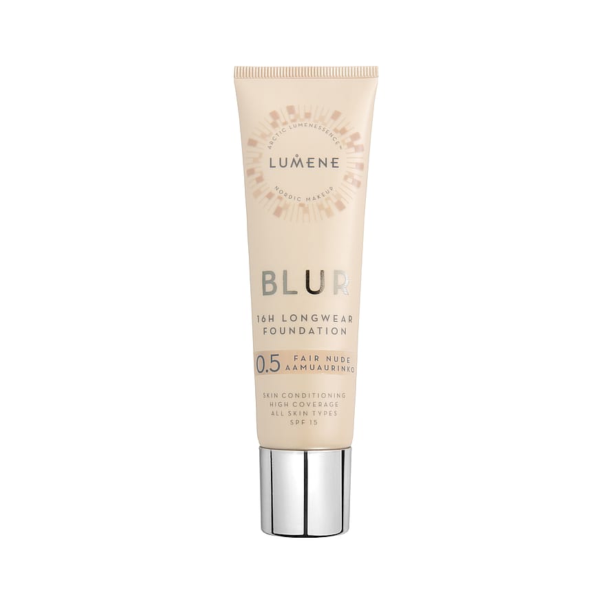 Lumene Blur 16H Longwear SPF15 Foundation 0.5 Fair Nude