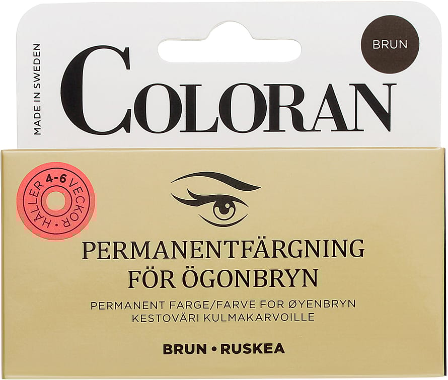 Coloran Permanent Eyebrow Color Brown