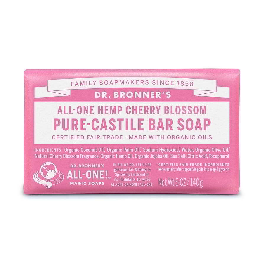 Dr. Bronner's Cherry Blossom Bar Soap