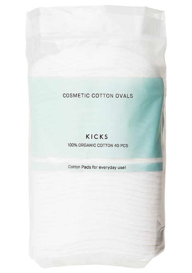 KICKS Beauty Organic Cotton Oval Pads 40 pcs