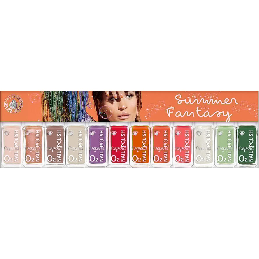 Depend O2 Nail Polish Box