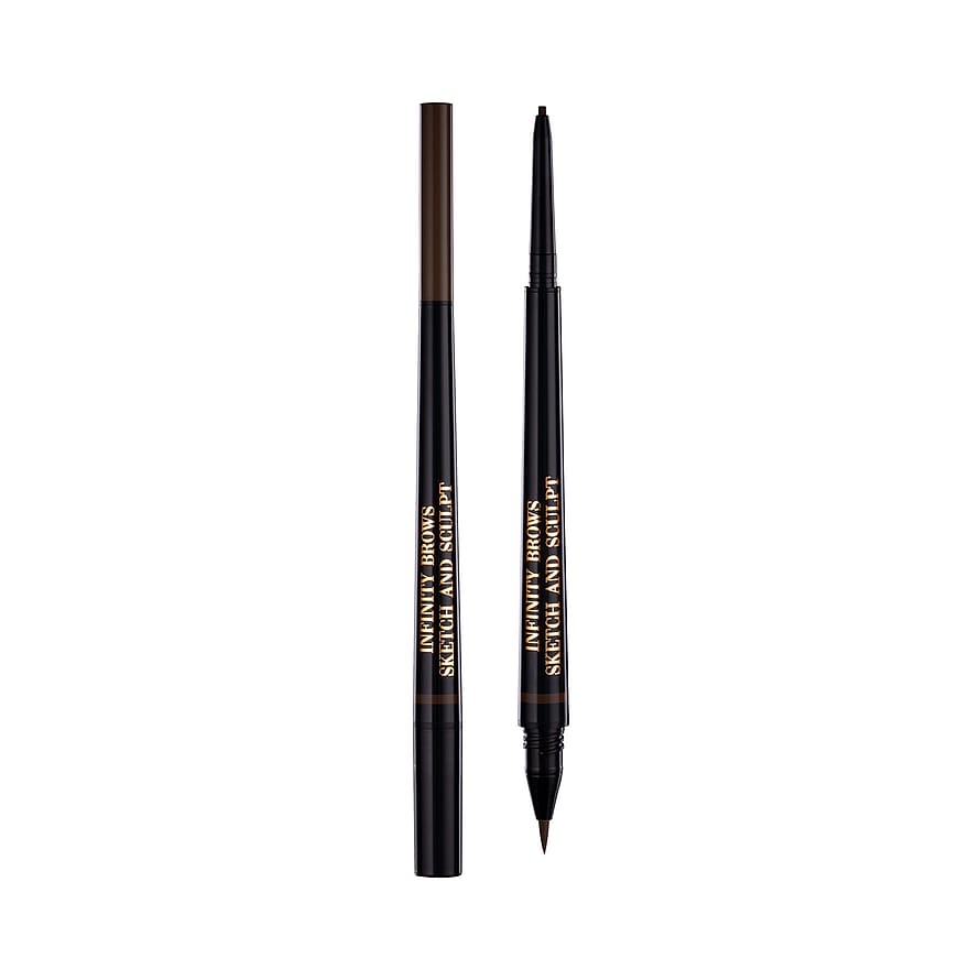 LH cosmetics Infinity Power Brows Sketch And Sculpt Liquid Liner & Pencil Dark Brown