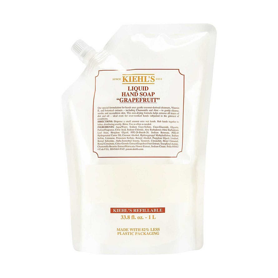 Kiehl’s Hand Cleanser Grapefruit Refill 1 l