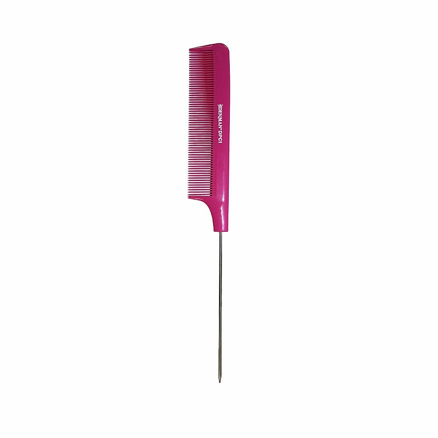 Denman DPC1 Pin Tail Comb Pink