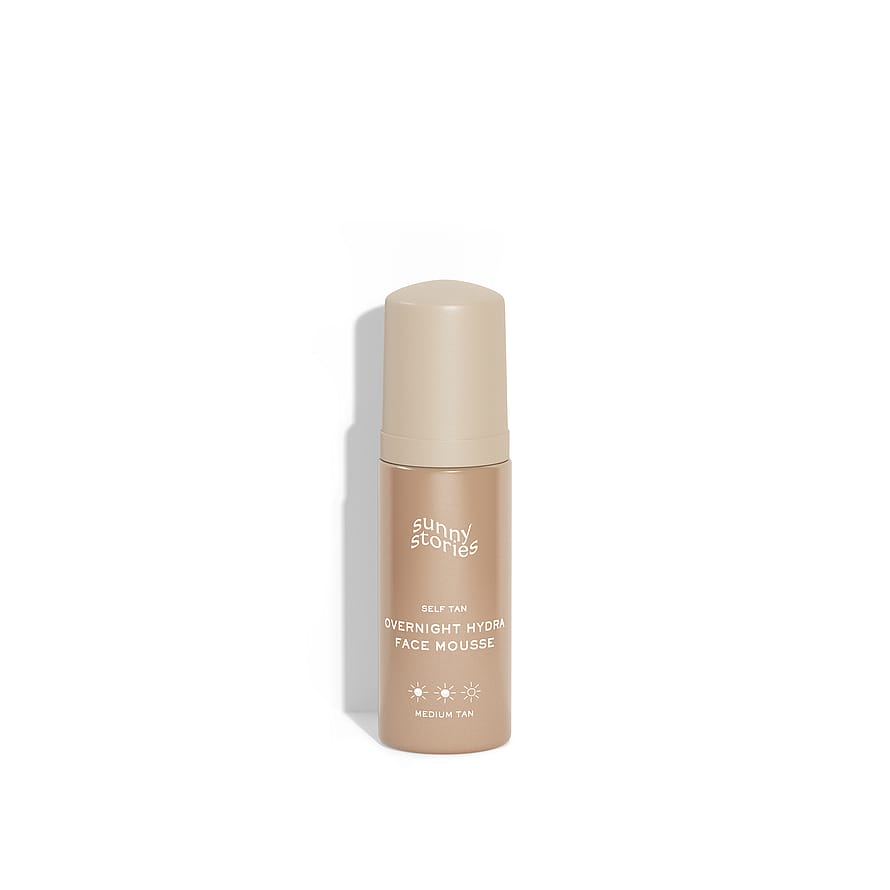 Sunny Stories Self Tan Overnight Hydra Face Mousse Medium Tan 50 ml