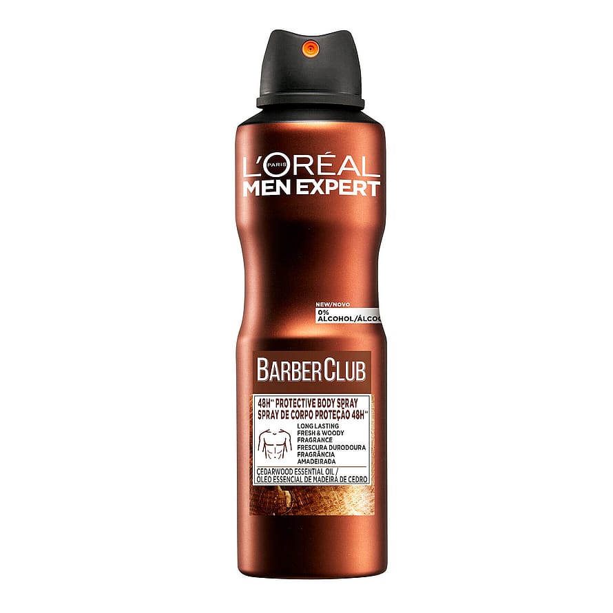 L'Oréal Paris Men Expert Barber Club 48H Protective Body Spray 150 ml