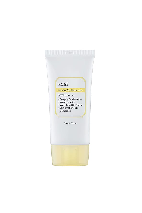 KLAIRS All-day Airy Sunscreen SPF50+ PA++++ 50 ml
