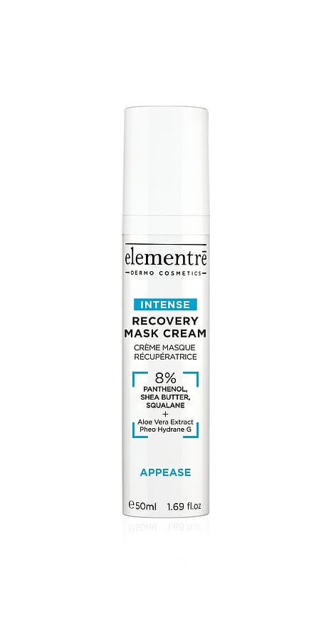 elementrē Recovery Mask Cream - 8% Panthenol, Shea Butter, Squalane 50 ml