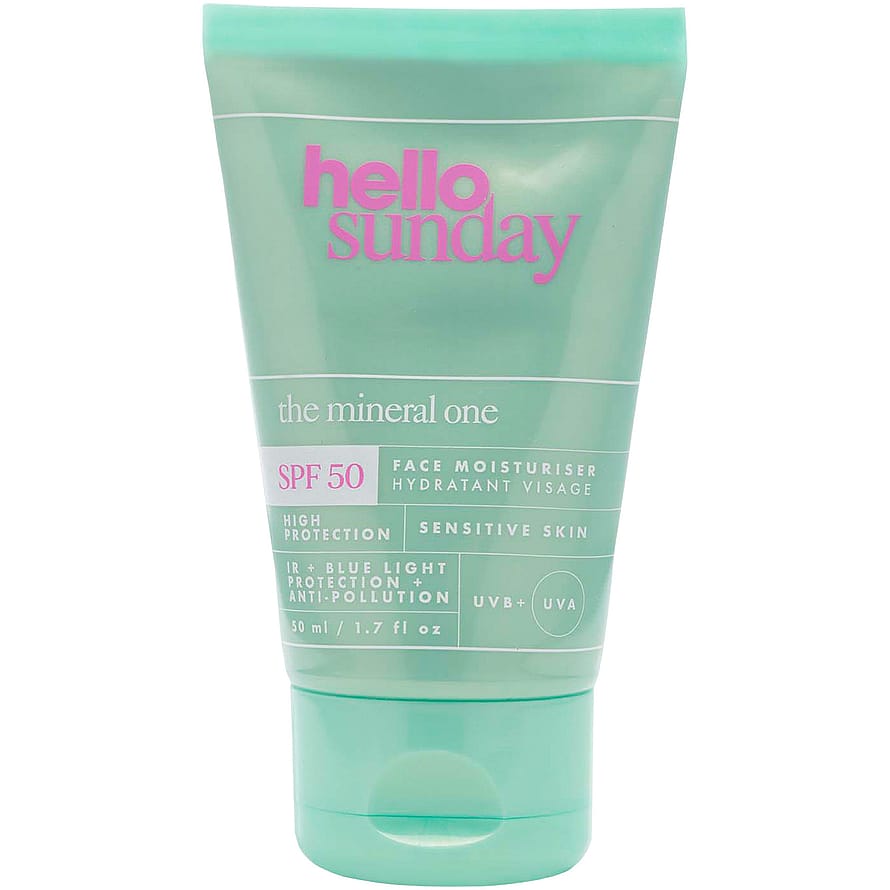 Hello Sunday The Mineral One - 100% Mineral Filter Fragrance Free Face Cream SPF50 50 ml