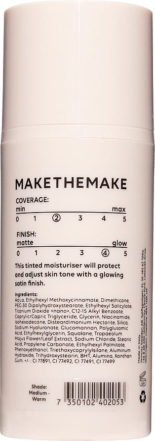 MAKETHEMAKE Mineral Tinted Moisturiser SPF30 Medium/Deep - Warm