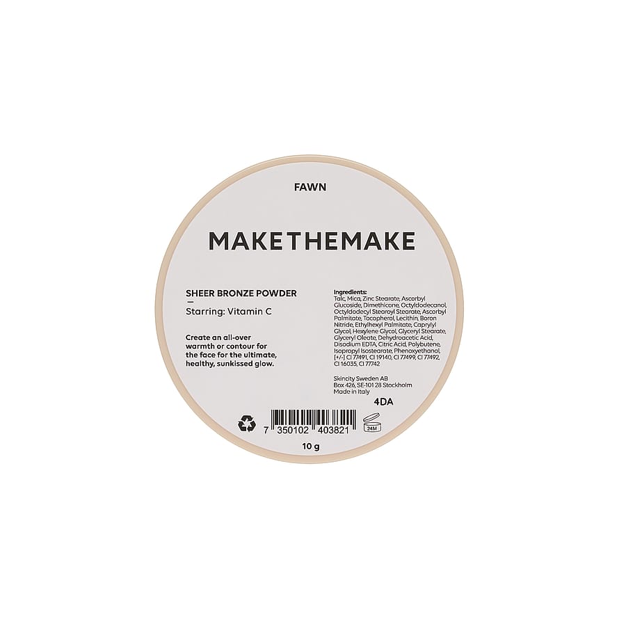 MAKETHEMAKE Sheer Bronze Powder Fawn