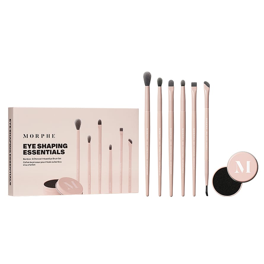 Morphe Shaping Essentials Bamboo & Charcoal Infused Eye Brush Set