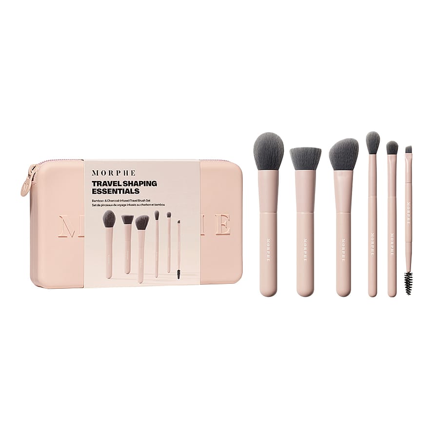 Morphe Shaping Essentials Bamboo & Charcoal Infused Travel Brush Set
