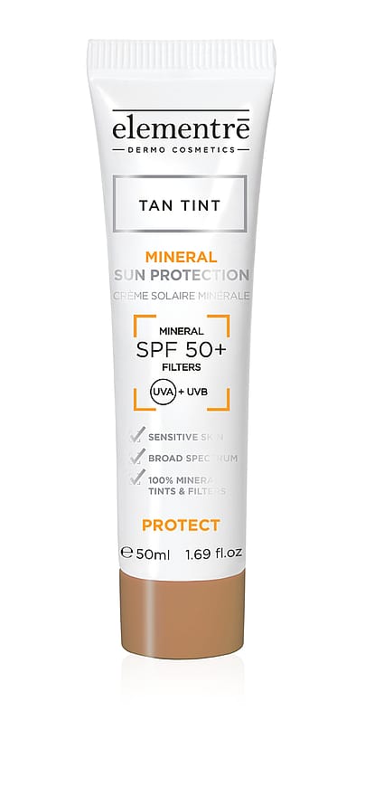 elementrē Mineral Sun Protection SPF50+ Tan 50 ml
