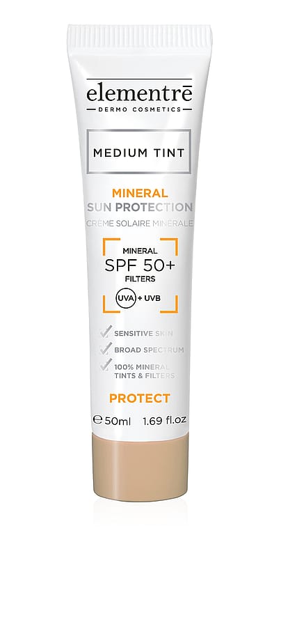 elementrē Mineral Sun Protection SPF50+ Medium 50 ml